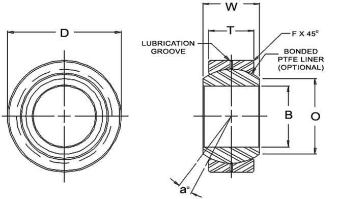 Bilstein E4-GL1-Z017A00 5/8" Spherical Bearing Specs